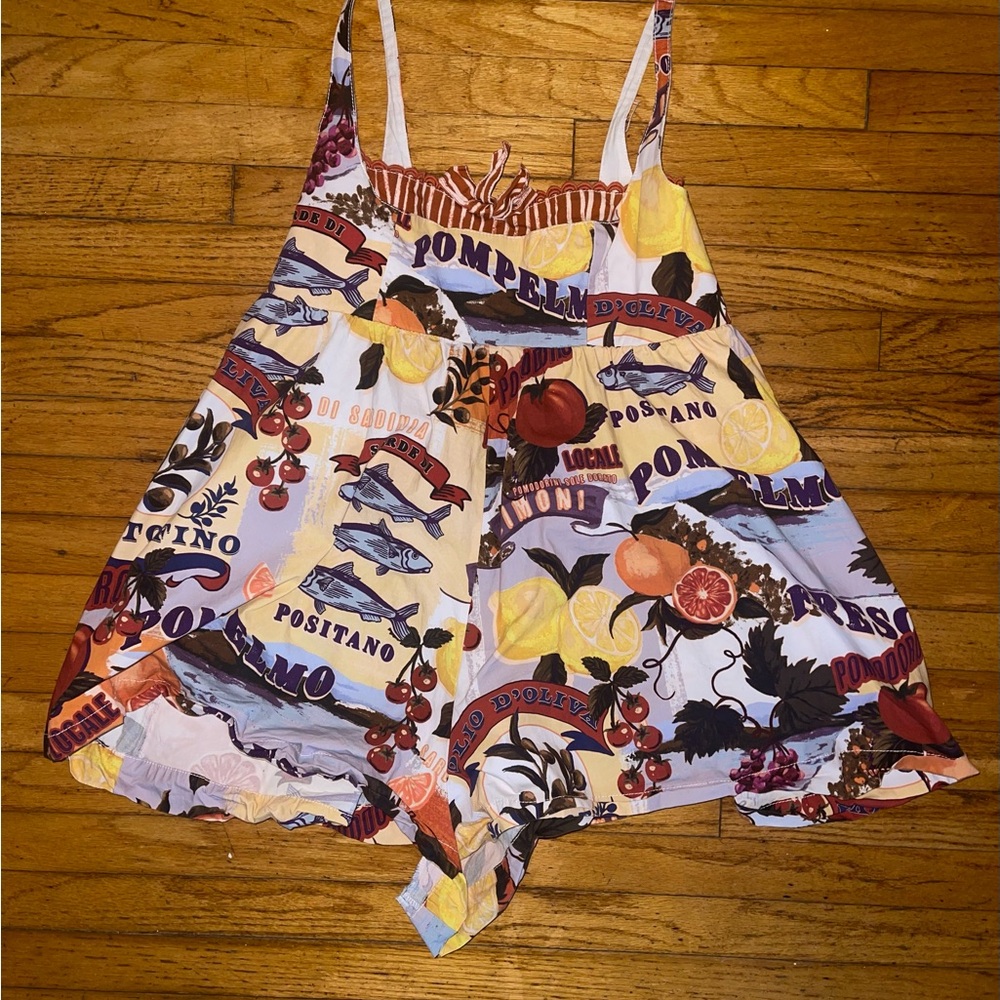 Anthropologie Maeve Layered Bustier Romper